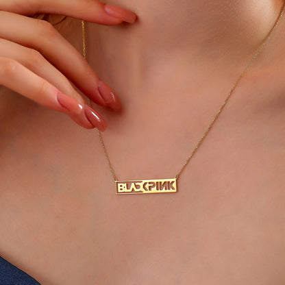 Minimalist Blackpink Necklaces: Gold or Silver Korean y2k Necklace