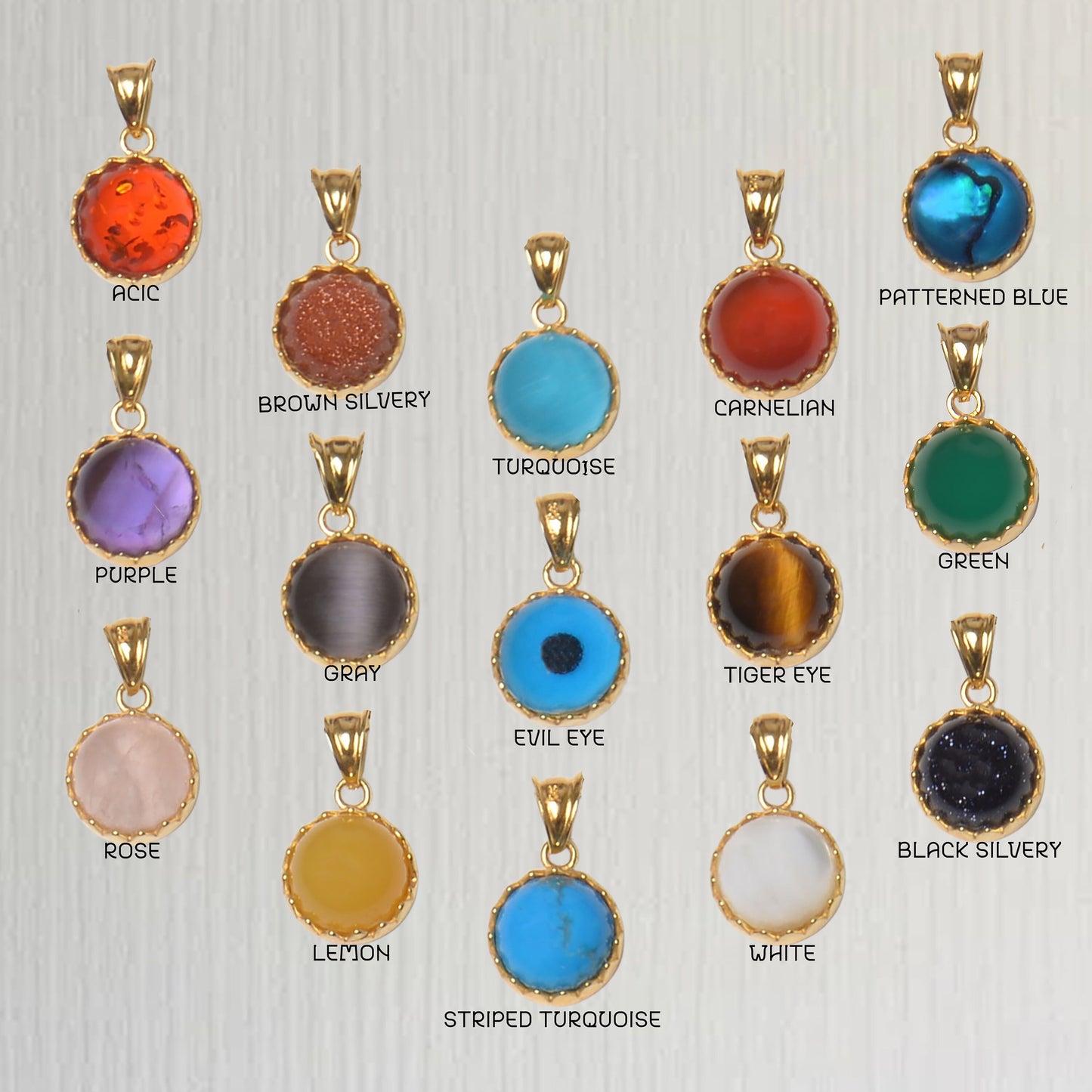 Carnelian Gemstone Necklace: 925 Sterling Silver, 14K Gold