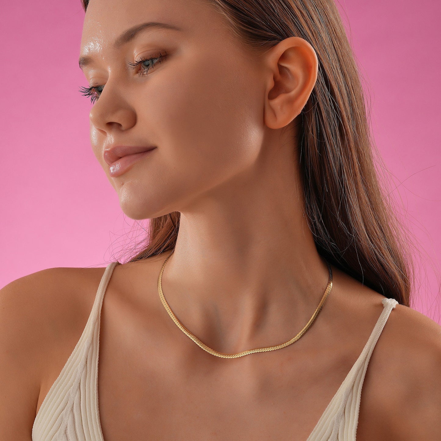 Sterling Silver Chain Necklace: Herringbone, Cuban, Figaro, and More