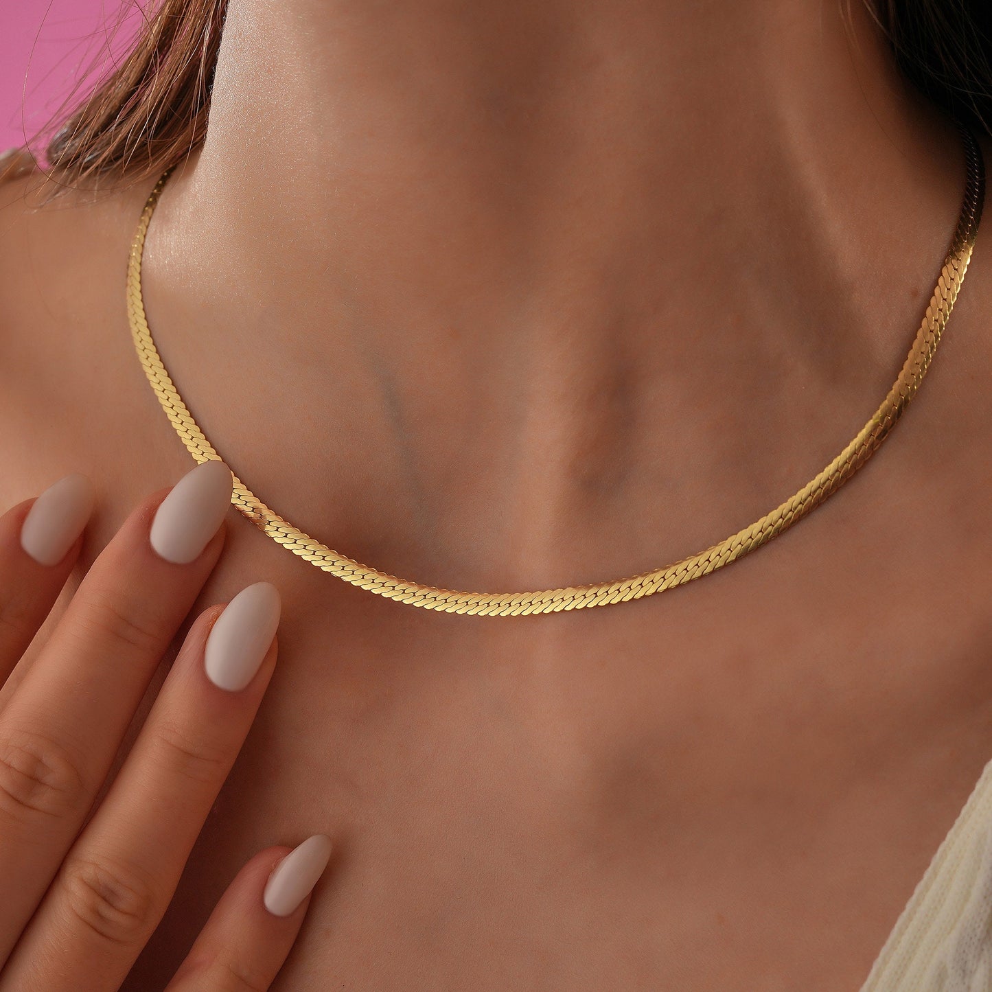 Sterling Silver Chain Necklace: Herringbone, Cuban, Figaro, and More