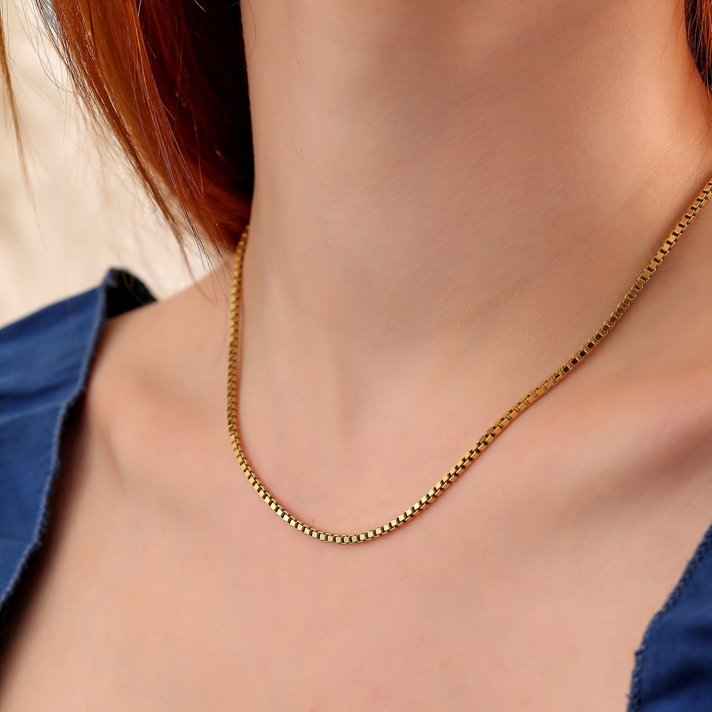 14K Gold Plated Sterling Silver Chain Necklace: Box, Curb, Cuban & More