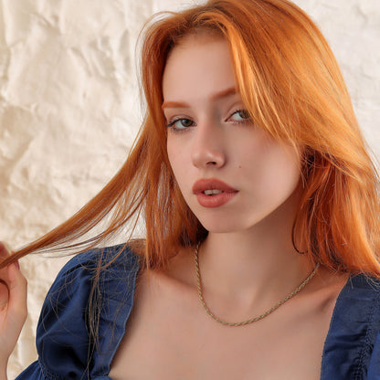 14K Gold Plated Sterling Silver Chain Necklace: Rope, Singapore, Curb & More