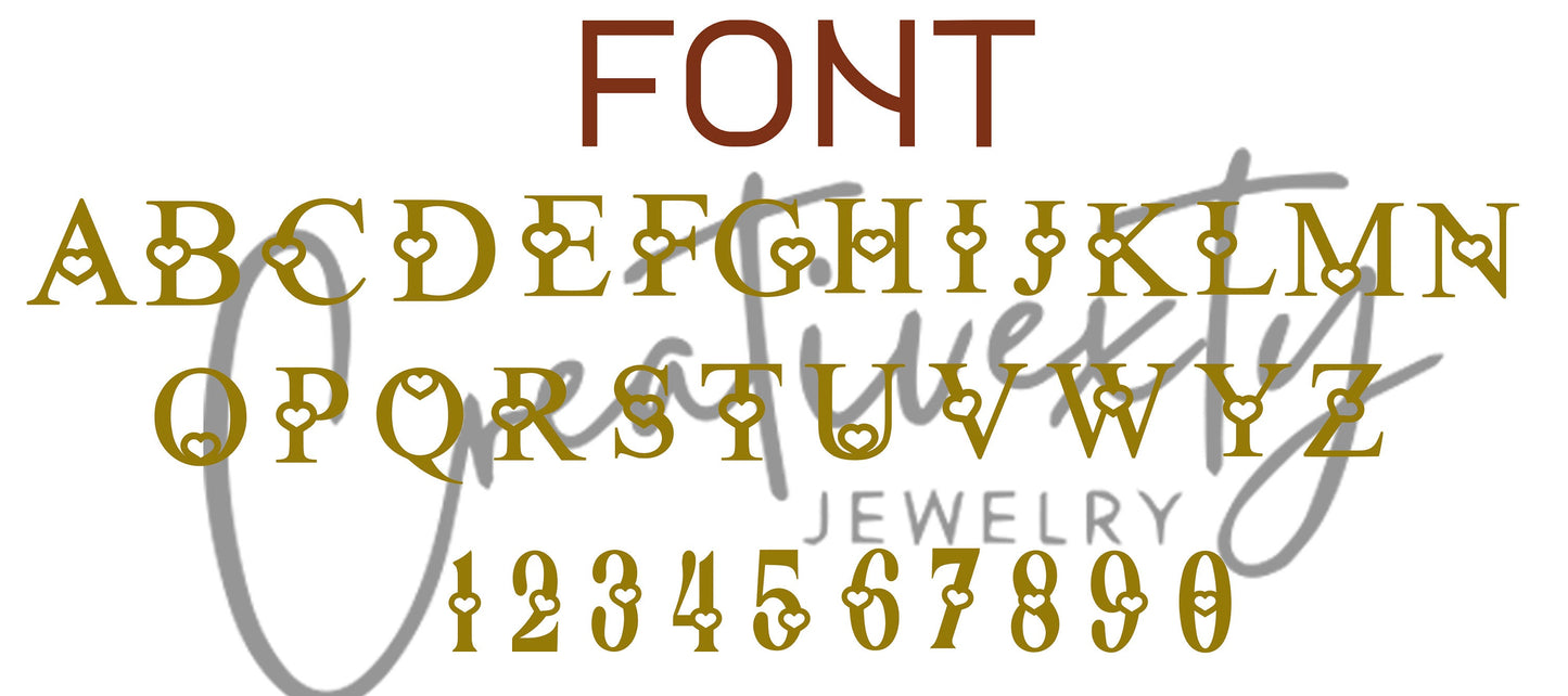 Personalized Birthstone Initial Necklace: 14K Solid Gold Monogram