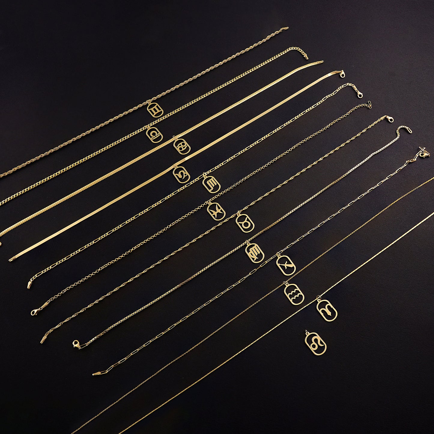 Sterling Silver Chain Necklace: Herringbone, Cuban, Figaro, and More