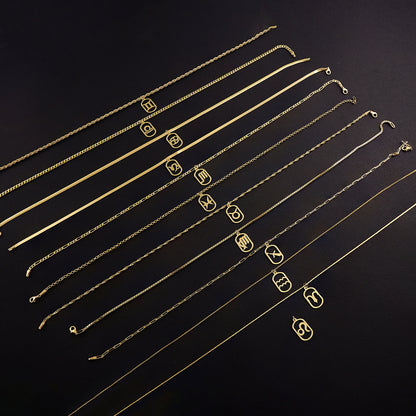 Dainty 14K Gold Plated Chain Necklace: Twist Rope, Paperclip, Snake &amp; More