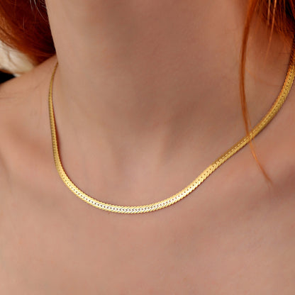 Sterling Silver Chain Necklace: Herringbone, Cuban, Figaro, and More