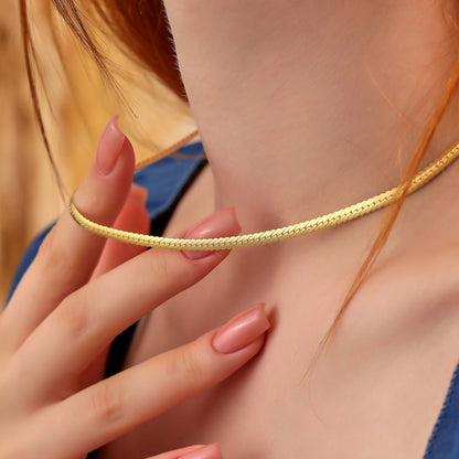 Sterling Silver Chain Necklace: Herringbone, Cuban, Figaro, and More