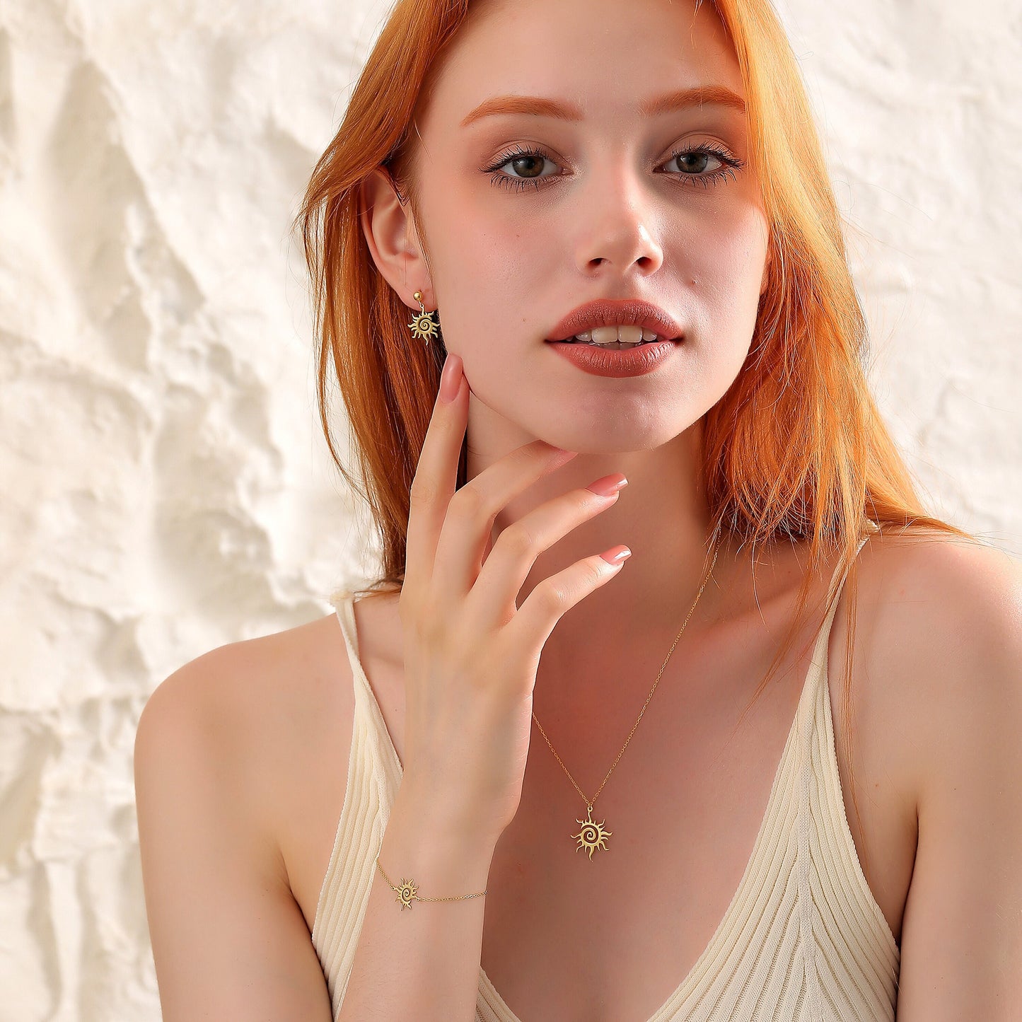 Sunburst Earrings: Sterling Silver or 14K Gold Celestial Jewelry