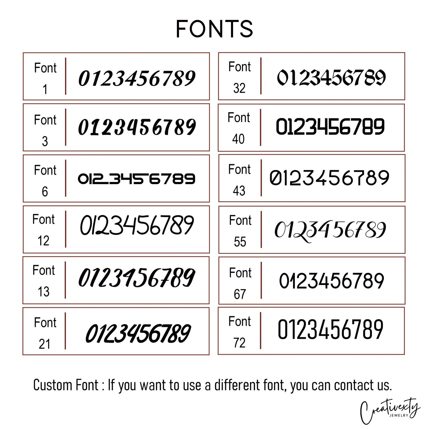 Personalized Number Necklace: Sterling Silver Lucky Date Pendant