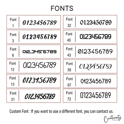 Personalized Number Necklace, Sterling Silver, Custom Date, Anniversary Gift