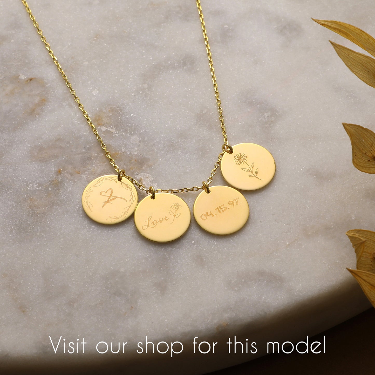 Personalized Name Tag Necklace: Sterling Silver or Solid Gold Pendant