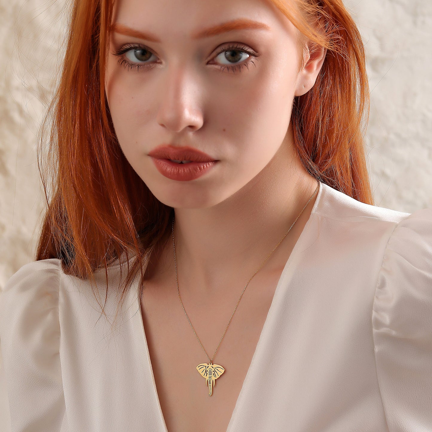 Sterling Silver Elephant Pendant Necklace: Dainty Animal Jewelry