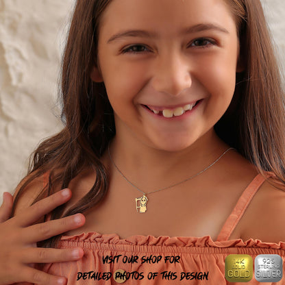 Sterling Silver Bat Necklace: Dainty Halloween Jewelry, Gothic Pendant