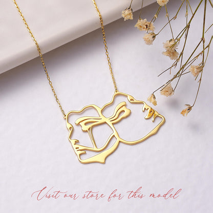 Tragedy Mask Necklace: Dainty 14K Gold or 925 Sterling Silver Drama Pendant