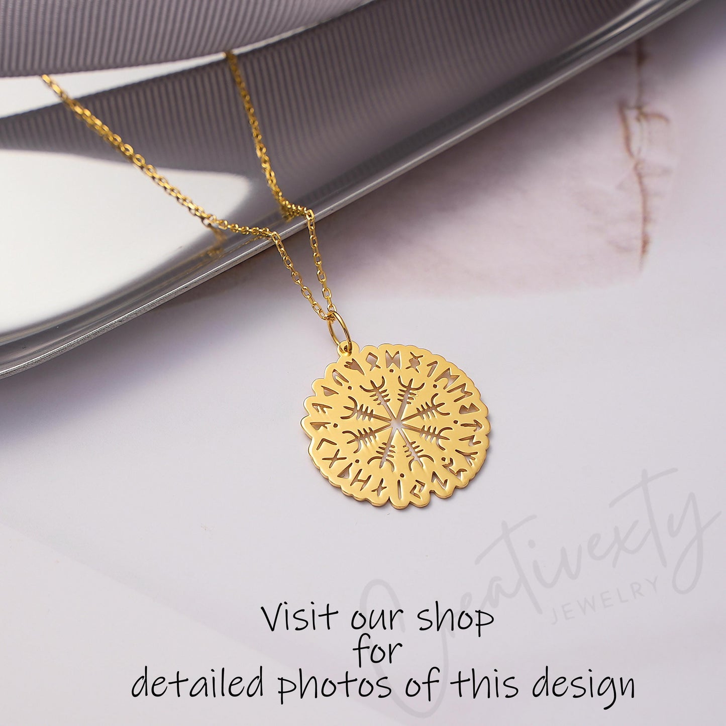 Dainty Eye of Ra Necklace: Sterling Silver Horus Pendant