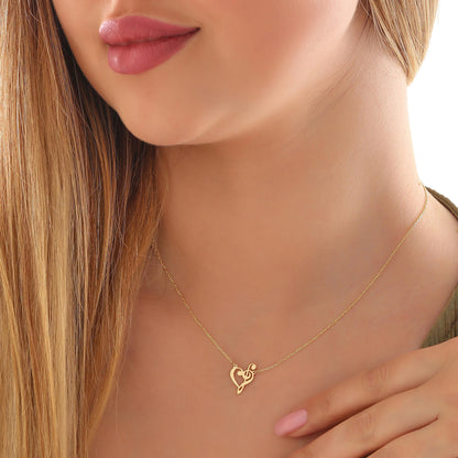 Ballerina Necklace: Sterling Silver Dancer Pendant, Dance Student Gift