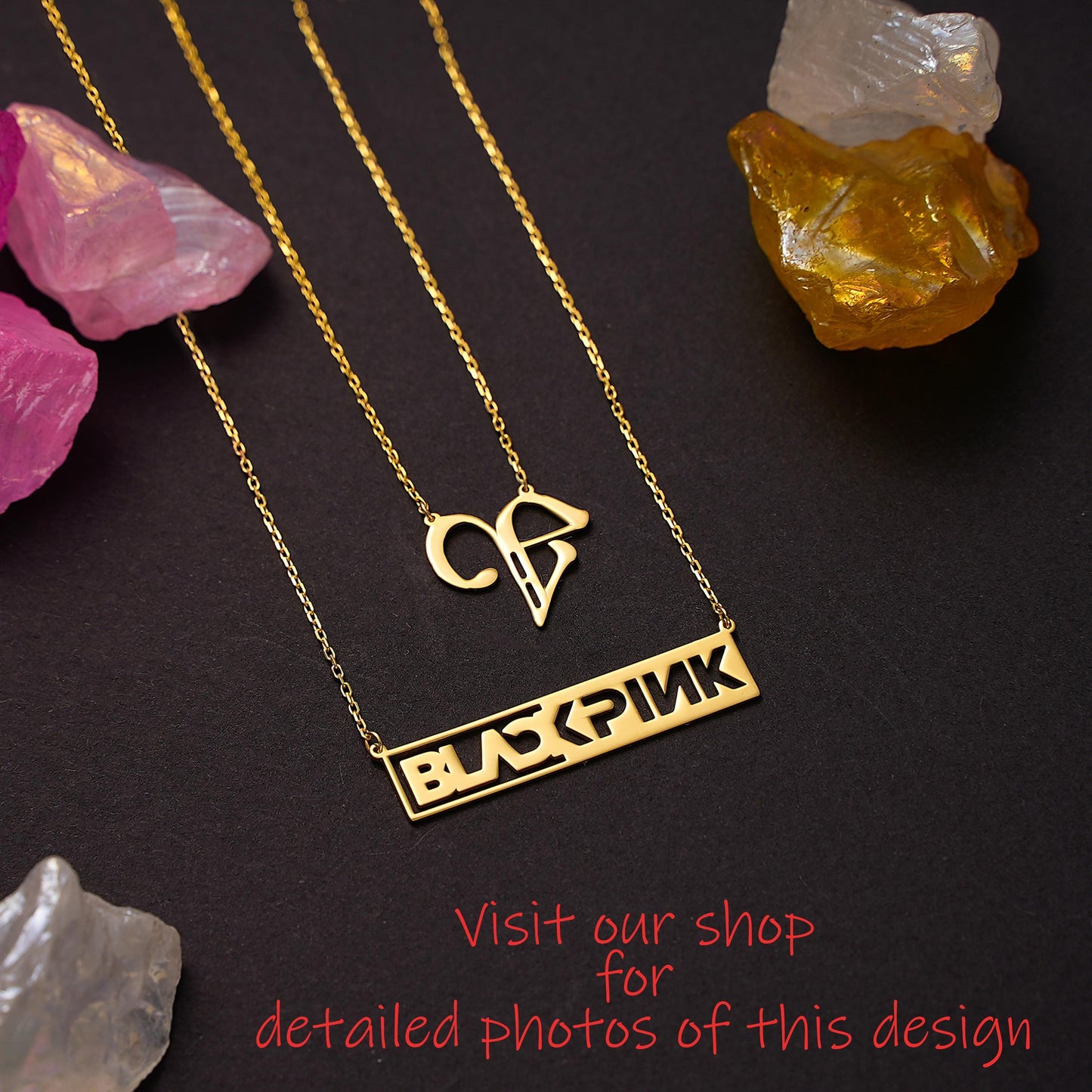 BTS Army Necklace: Minimalist Kpop Jewelry, Silver or 14K Gold