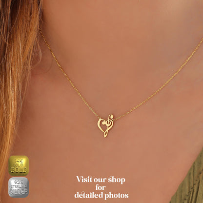 BTS Army Necklace: Minimalist Kpop Jewelry, Silver or 14K Gold