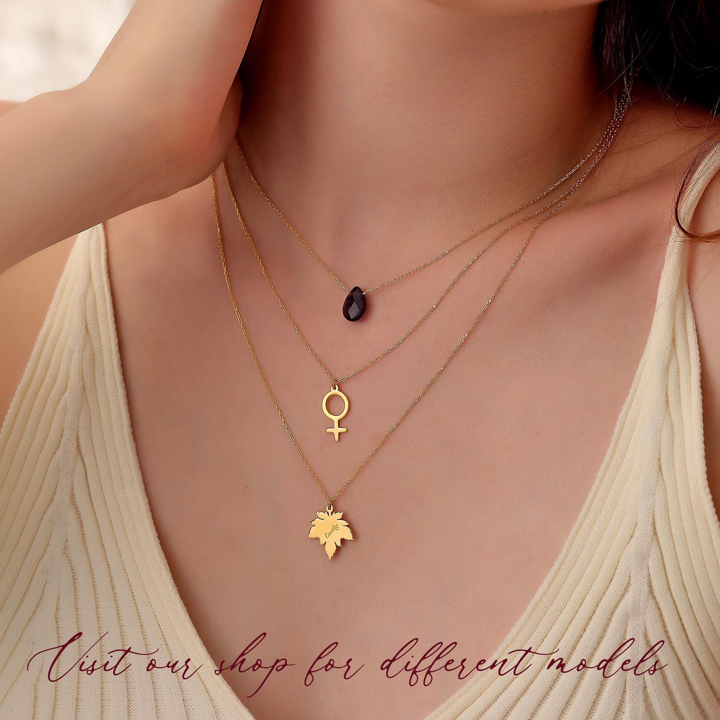 Gothic Lucifer Sigil Necklace: 14K Solid Gold or 925 Sterling Silver