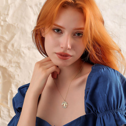 Yggdrasil Tree of Life Necklace: Sterling Silver Viking Jewelry