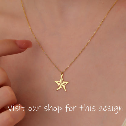 Sterling Silver Star of David Necklace: Jewish Magen Pendant