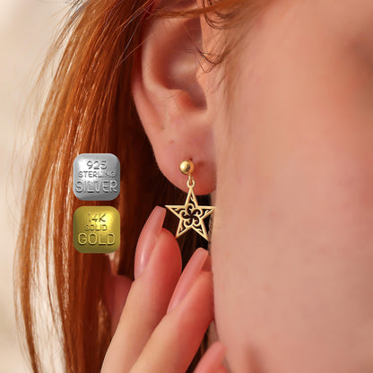 Sterling Silver Star Jewelry – Necklace, Bracelet, Earrings or Full Set