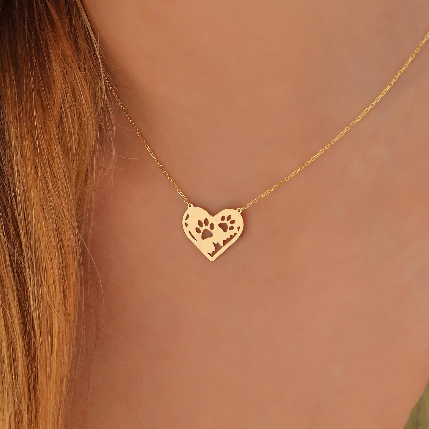 Personalized Heart Necklace: Sterling Silver Custom Love Pendant