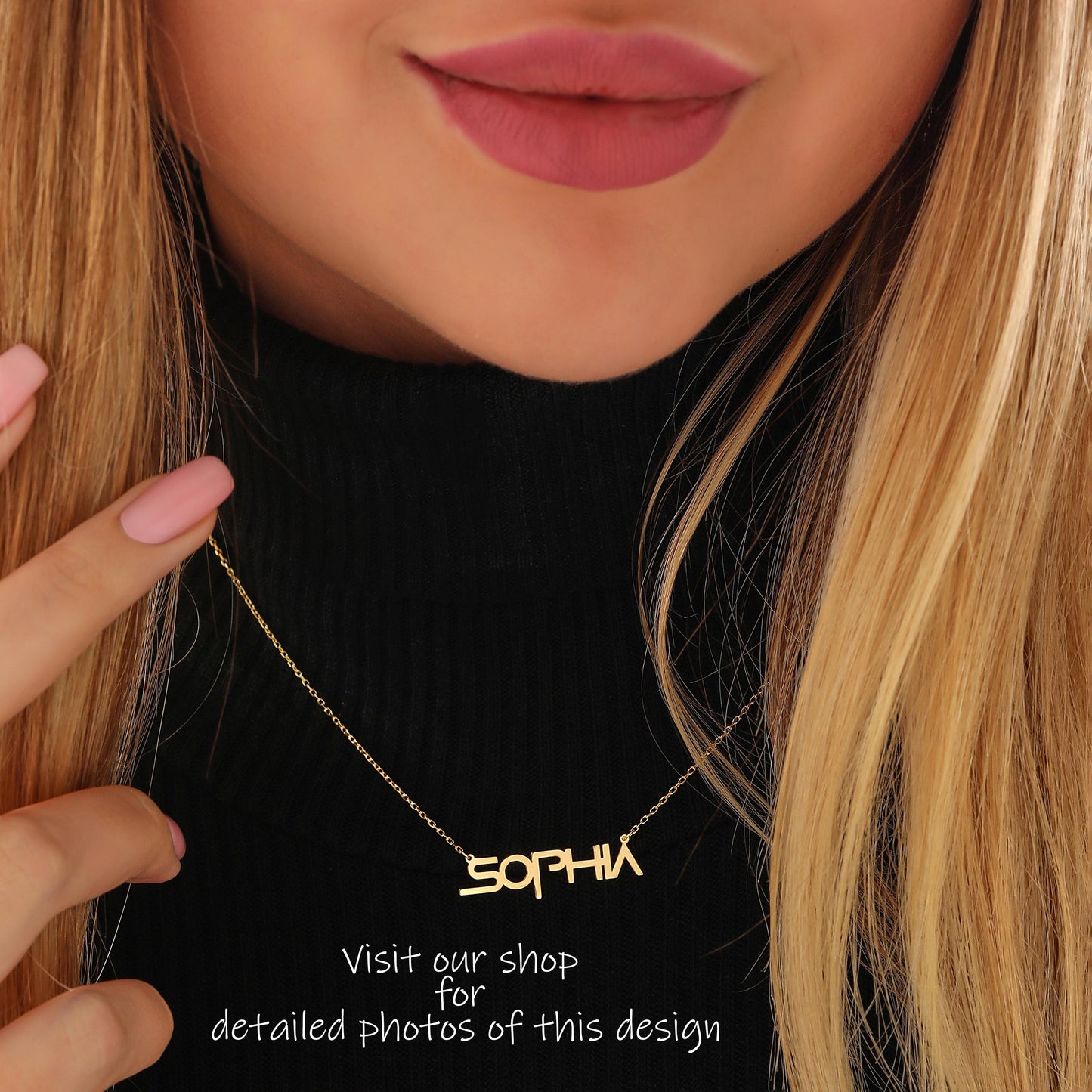 Personalized Initial Necklace: Dainty Sterling Silver Custom Letter Jewelry