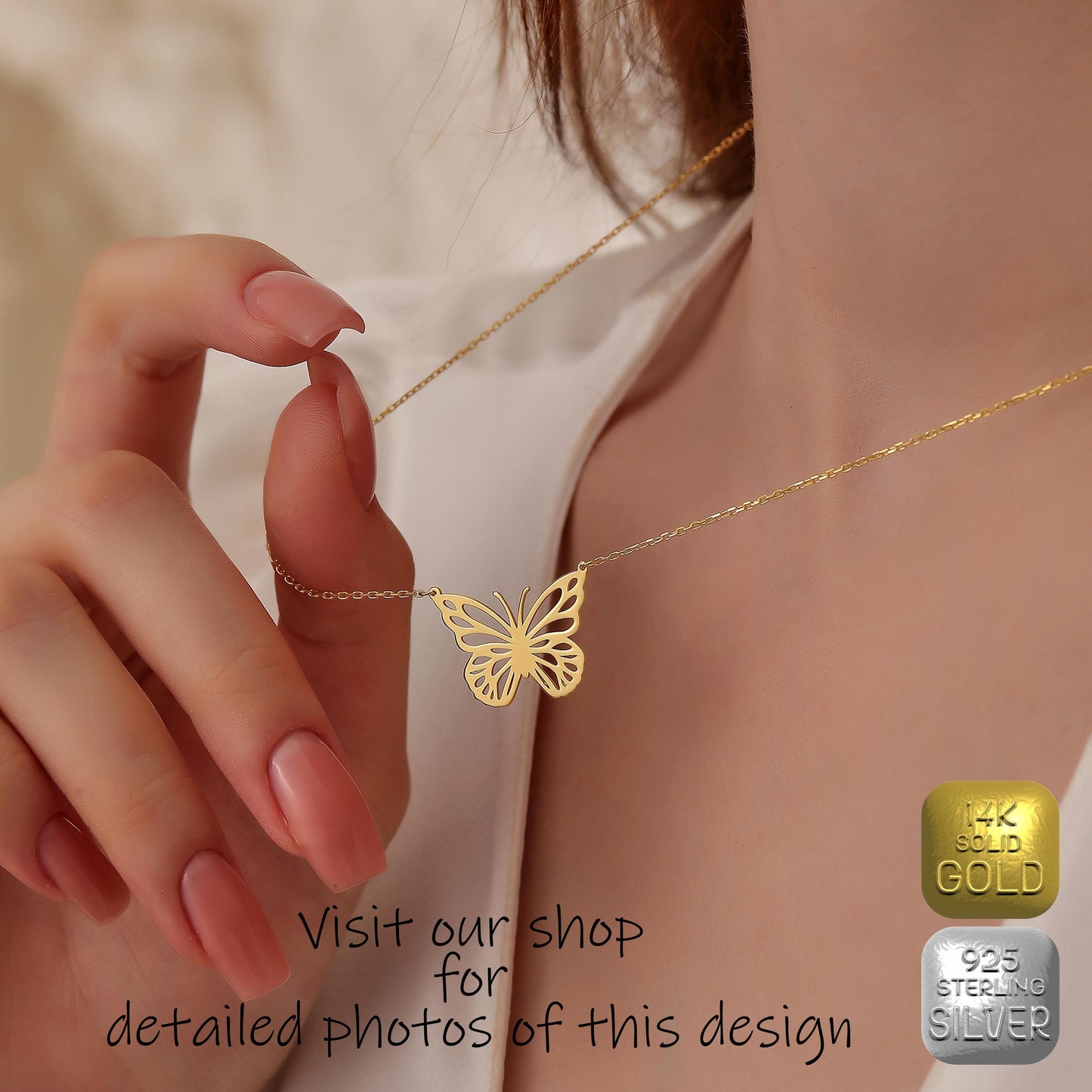 Feminist Venus Symbol Necklace: Sterling Silver or Gold Female Power Pendant